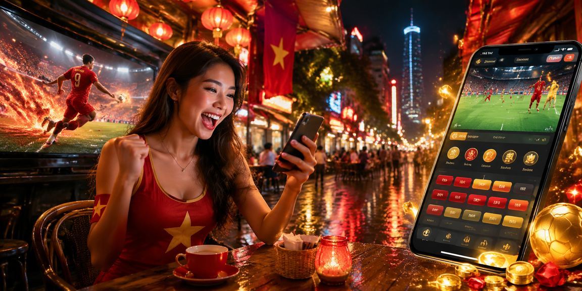 Người chơi esports tại TP. HCM theo dõi kèo thể thao với cà phê buổi tối