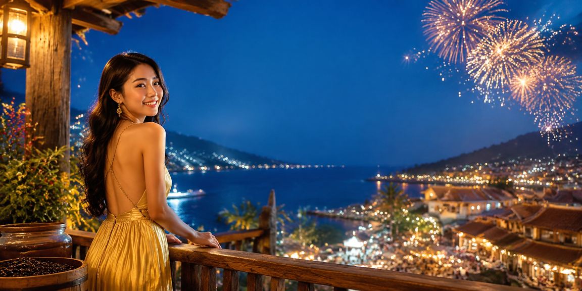 Không khí lễ hội đêm tại Phú Quốc với ưu đãi VIP và thưởng cà phê